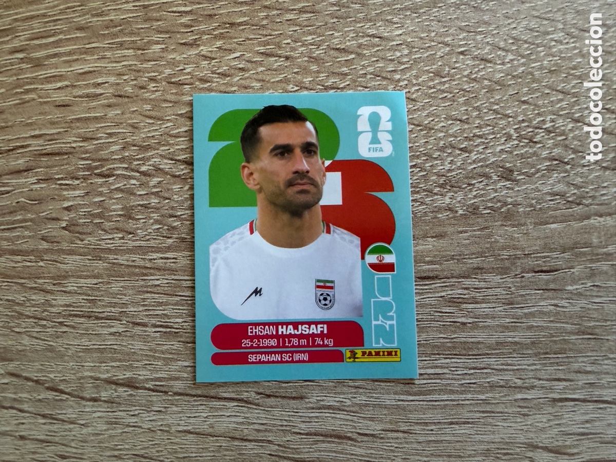 Cromos de f&uacute;tbol: IRN 4 EHSAN HAJSAFI PANINI STICKER FIFA WORLD CUP 2026 26 IR&Aacute;N IRAN