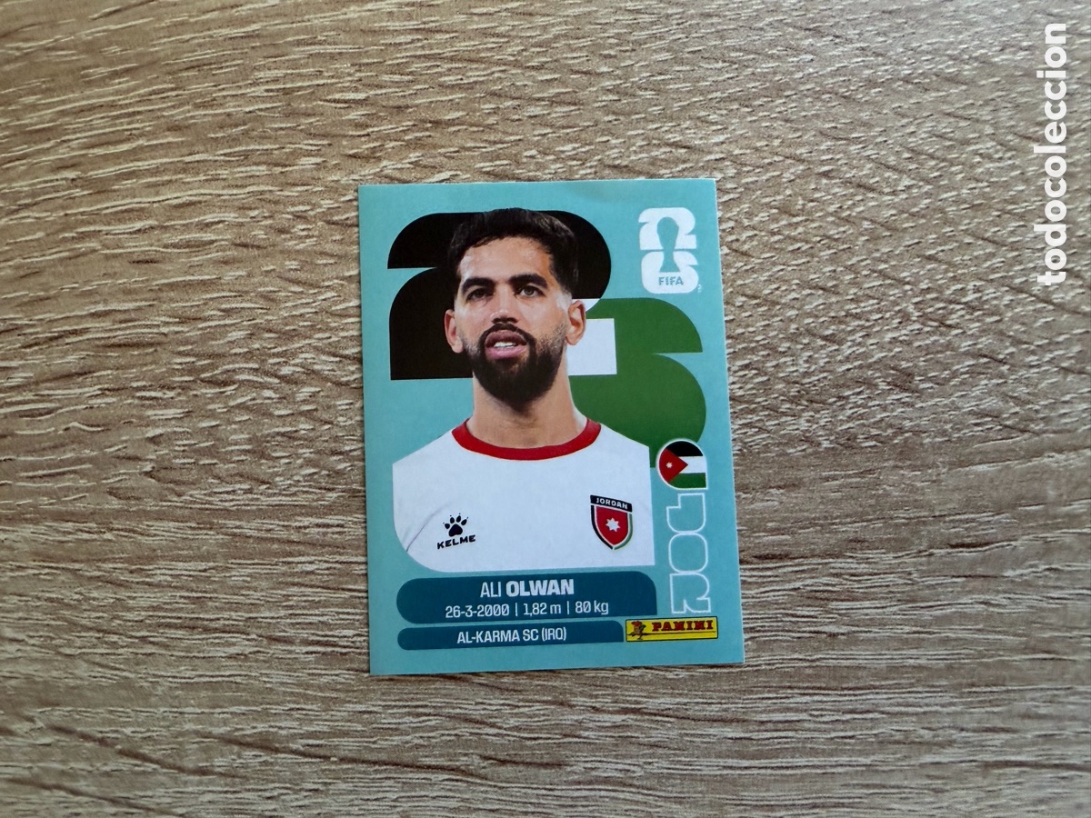 Football Stickers: JOR 18 ALI OLWAN PANINI STICKER FIFA WORLD CUP 2026 26 JORDANIA JORDAN
