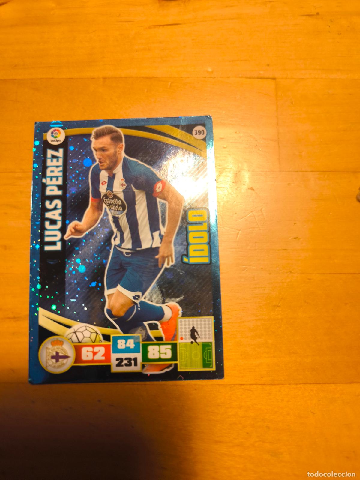 Football Stickers: Lucas P&eacute;rez &Iacute;dolo Adrenalyn XL 2015-16