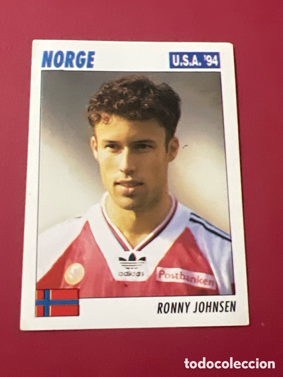 Football Stickers: C5749. 269 SERVICE LINE MUNDIAL USA 94 RONNY JOHNSEN NORGE NORUEGA 1994 WORLD CUP SL ITALY