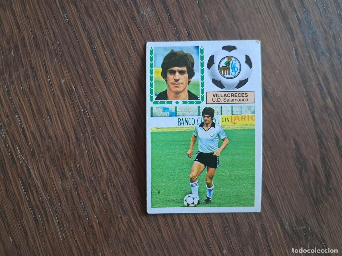 Cromos de f&uacute;tbol: cromo de futbol, edic. Este 83-84, Villacreces, U.D. Salamanca. sin pegar.