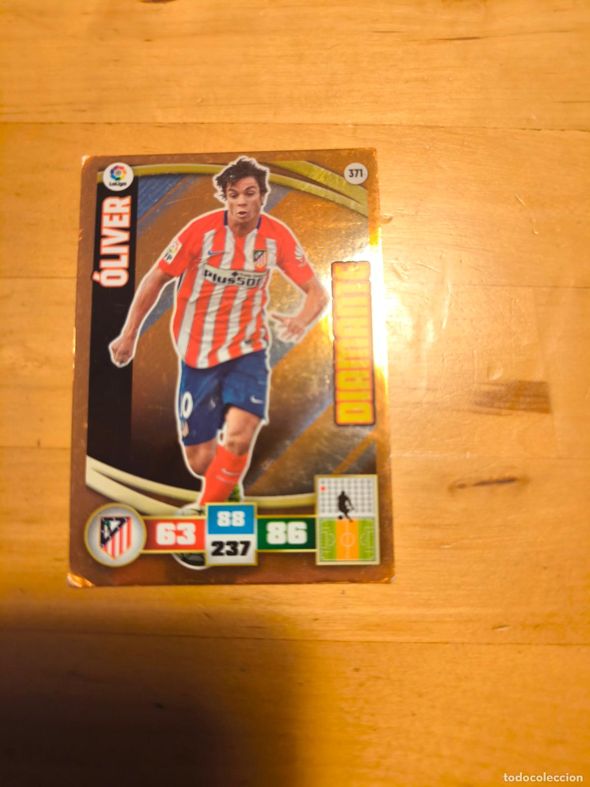 Cromos de f&uacute;tbol: &Oacute;liver Diamante Adrenalyn XL 2015-16
