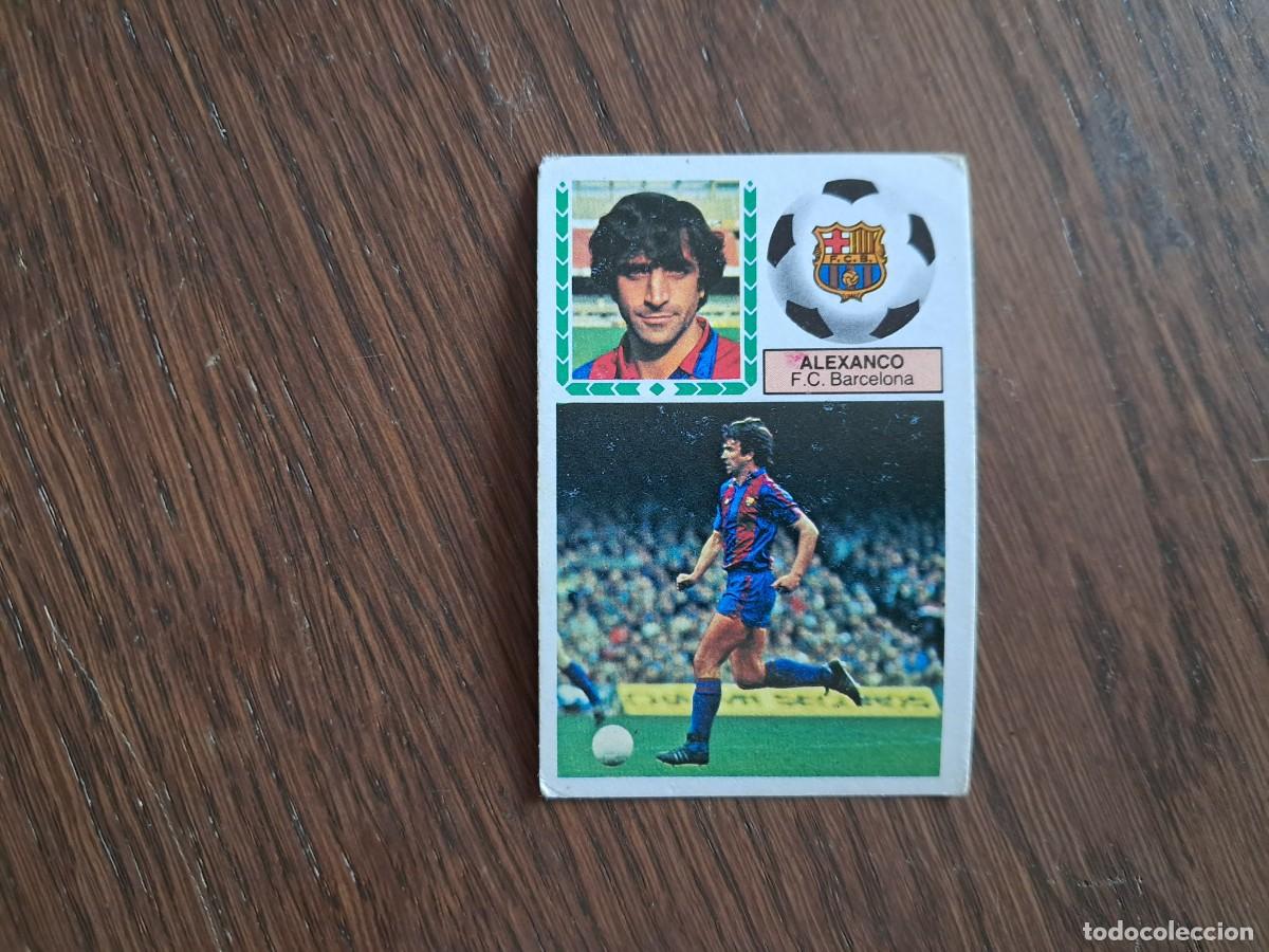 Cromos de f&uacute;tbol: cromo de futbol, edic. Este 83-84, Alexanco, F.C.Barcelona. sin pegar.