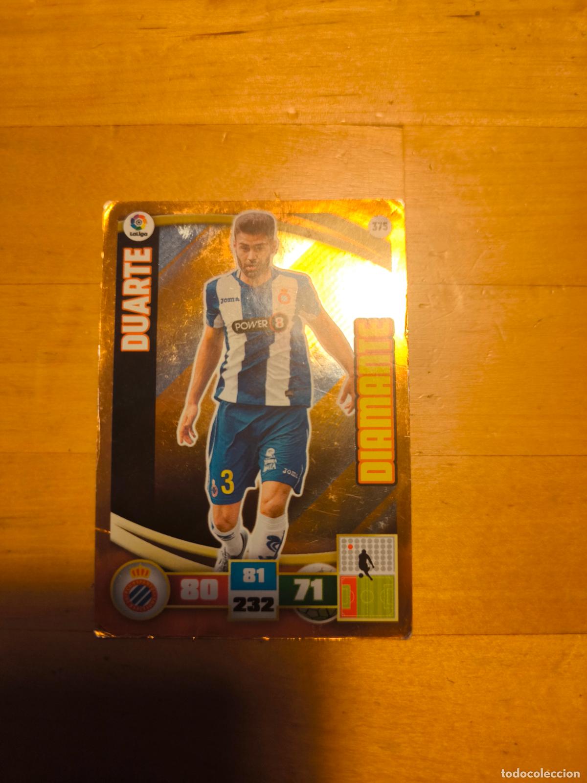 Cromos de f&uacute;tbol: Duarte Diamante Adrenalyn XL 2015-16
