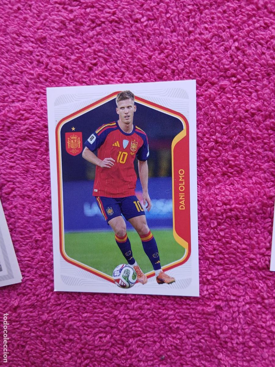 Cromos de f&uacute;tbol: espa&ntilde;a 2026 48 dani olmo selecci&oacute;n espa&ntilde;ola panini carrefour family mundial de futbol (F)