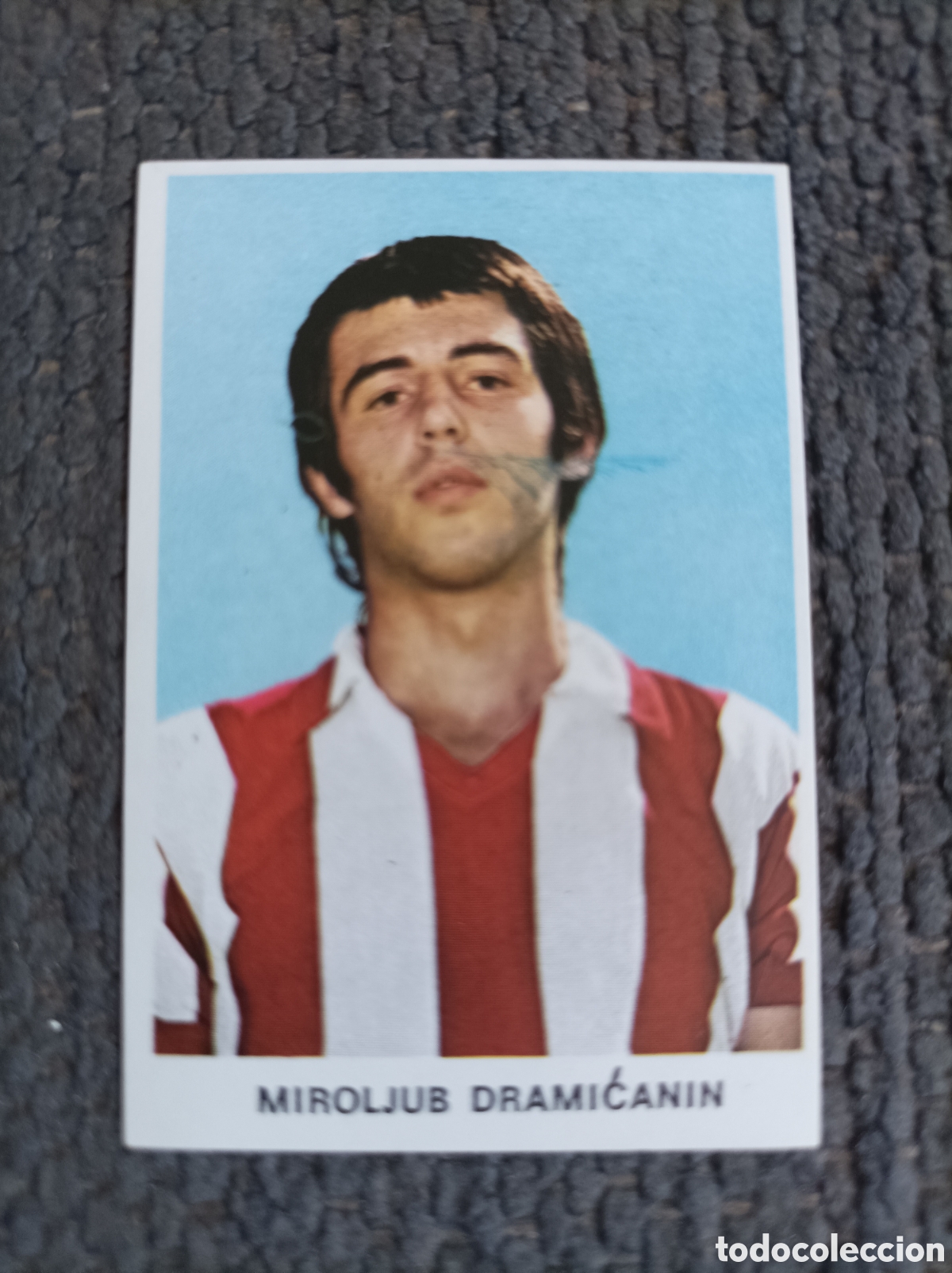 Cromos de f&uacute;tbol: Cromo futbol Miroljub Dramicanin n-391 Estrella Roja 1974-75