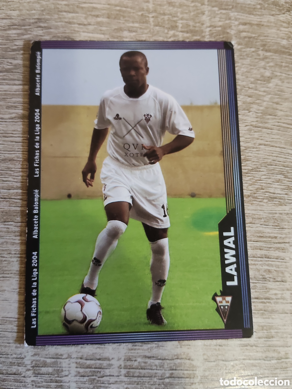 Figurine di Calcio: Mundicromo las fichas de la liga 2004 520 Lawal Albacete