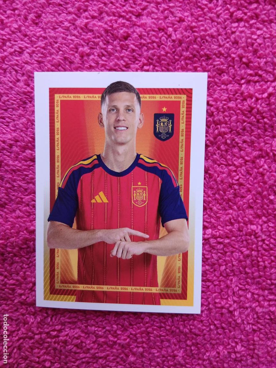 Figurine di Calcio: espa&ntilde;a 2026 47 dani olmo selecci&oacute;n espa&ntilde;ola panini carrefour family mundial de futbol (F)