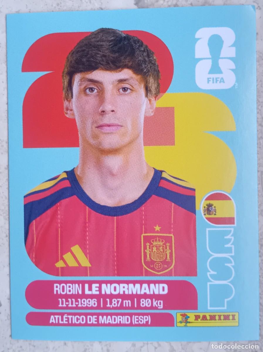 Figurine di Calcio: Figurina Panini 2026 Cromo World Cup Usa Mundial 2026 Robin Le Normand Espa&ntilde;a n ESP 3