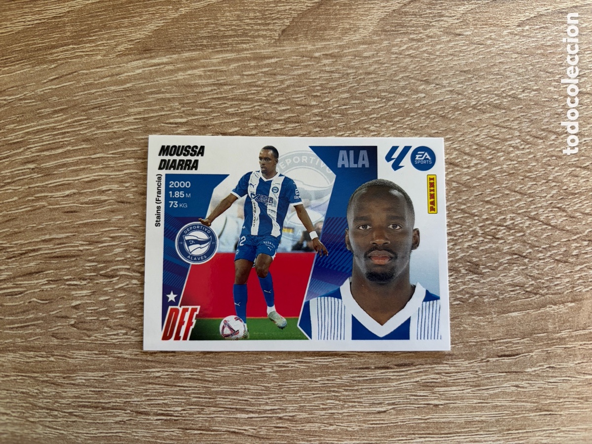 Figurine di Calcio: 9 MOUSSA DIARRA LIGA ESTE EDICIONES ESTE 2025 2026 25 26 ALAV&Eacute;S