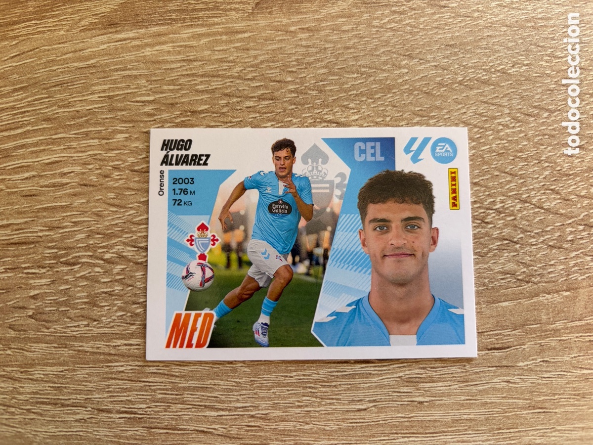 Figurine di Calcio: 14 HUGO &Aacute;LVAREZ LIGA ESTE EDICIONES ESTE 2025 2026 25 26 CELTA