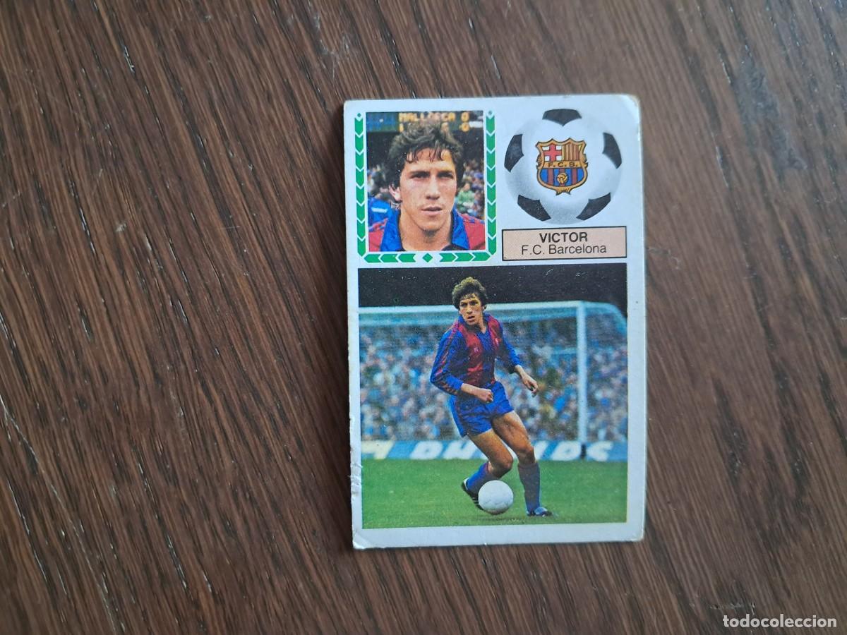 Figurine di Calcio: cromo de futbol, edic. Este 83-84, Victor, F.C.Barcelona. sin pegar.