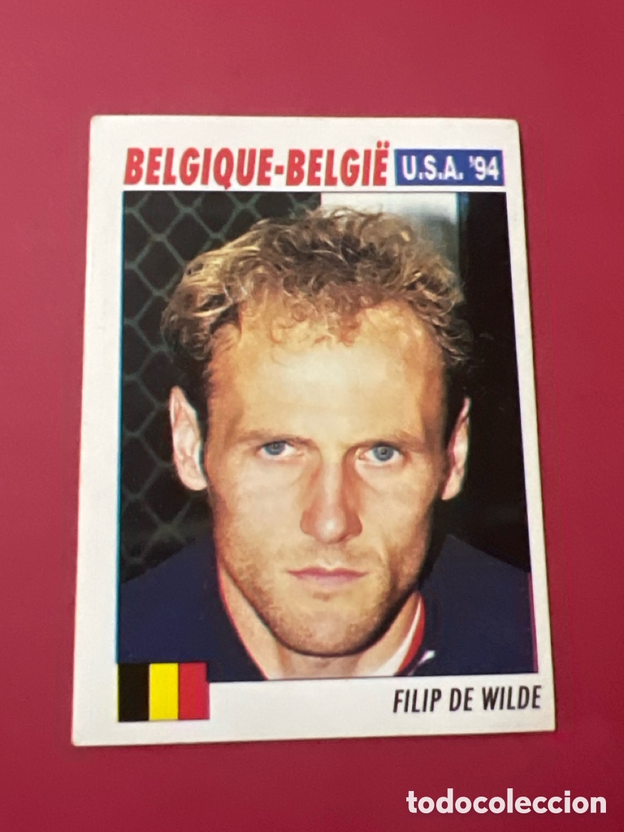 Figurine di Calcio: C5777. FILIP DE WILDE 357 BELGICA SERVICE LINE USA 1994 MUNDIAL CROMO FUTBOL 94 - SIN PEGAR