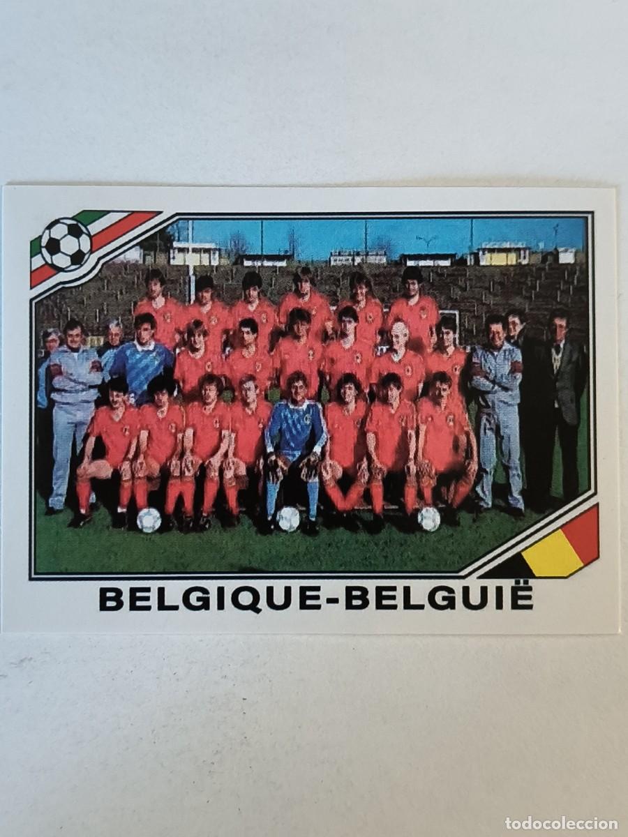 Cromos de f&uacute;tbol: #129 EQUIPO (BELGICA) MUNDIAL MEXICO 86 PANINI