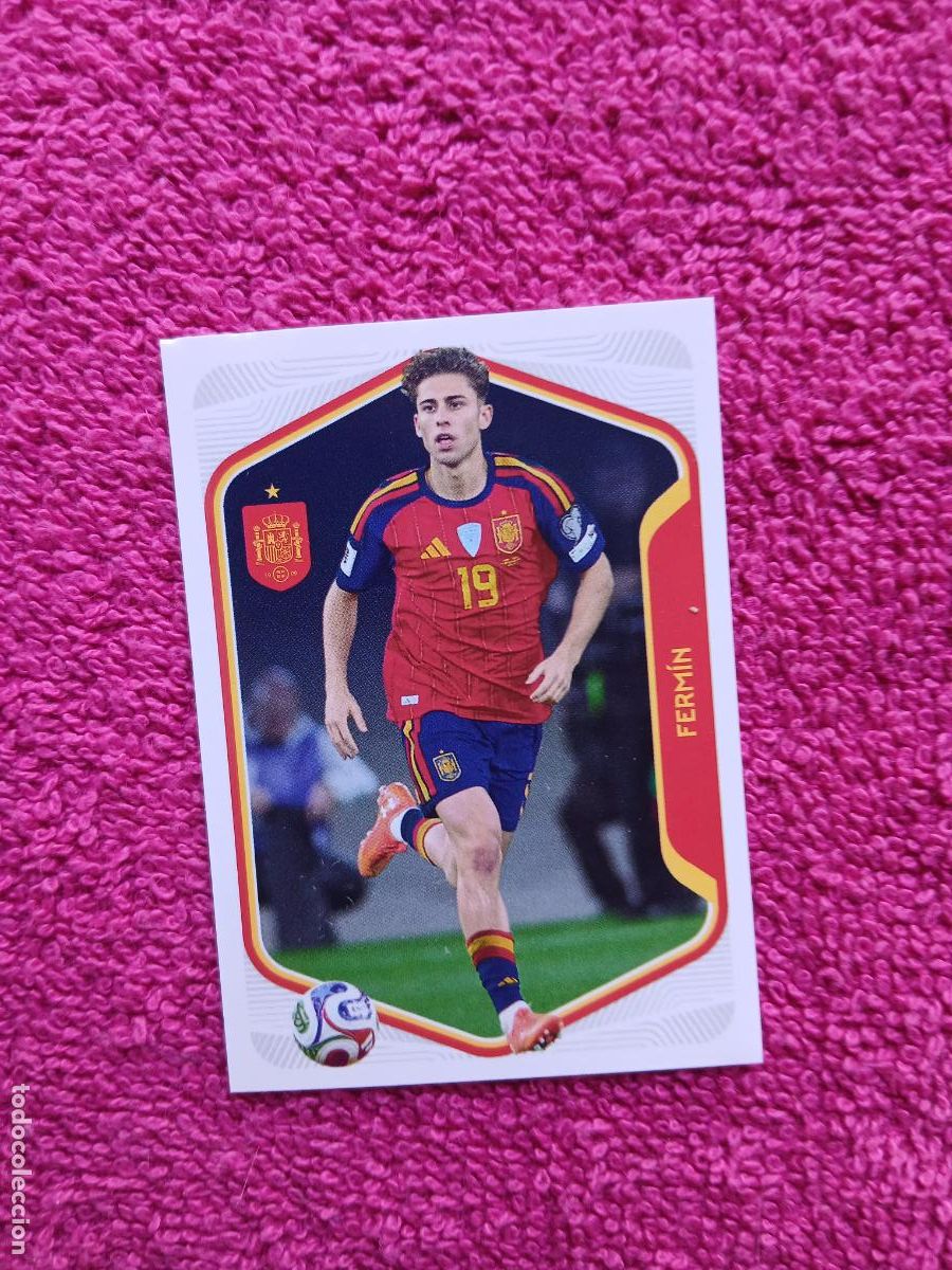 Cromos de f&uacute;tbol: espa&ntilde;a 2026 46 ferm&iacute;n selecci&oacute;n espa&ntilde;ola panini carrefour family mundial de futbol (F)
