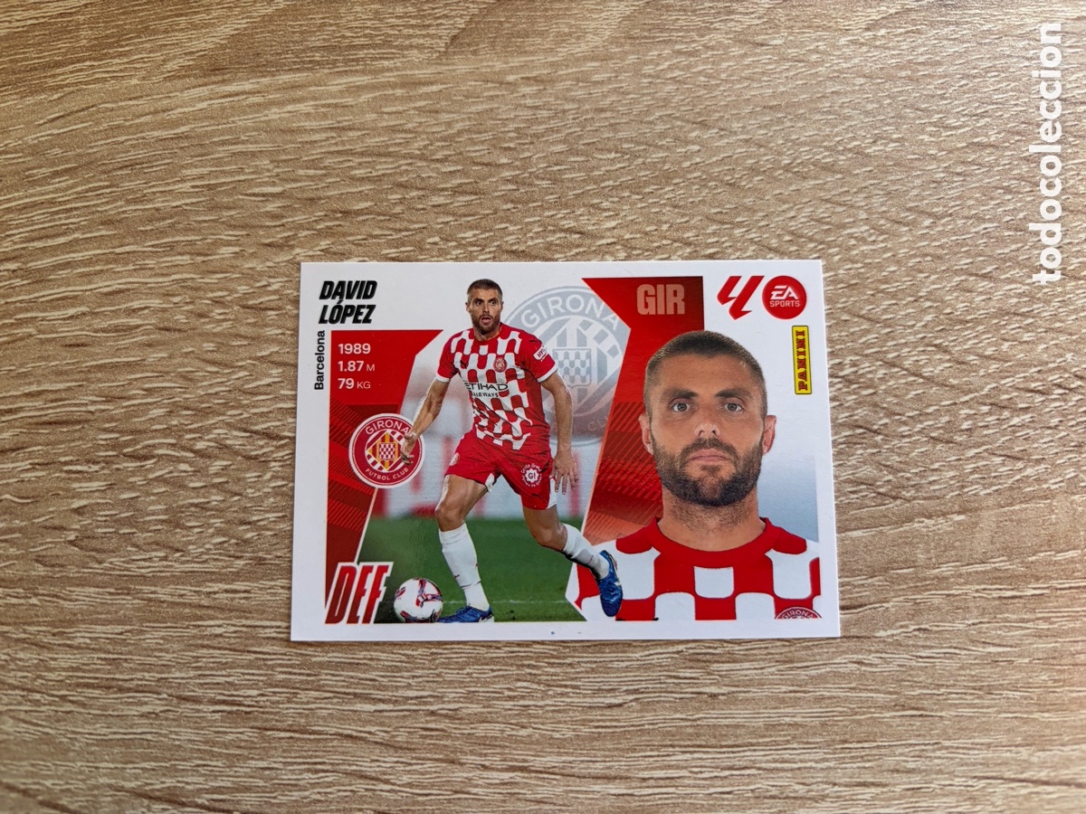 Cromos de f&uacute;tbol: 7 DAVID L&Oacute;PEZ LIGA ESTE EDICIONES ESTE 2025 2026 25 26 GIRONA