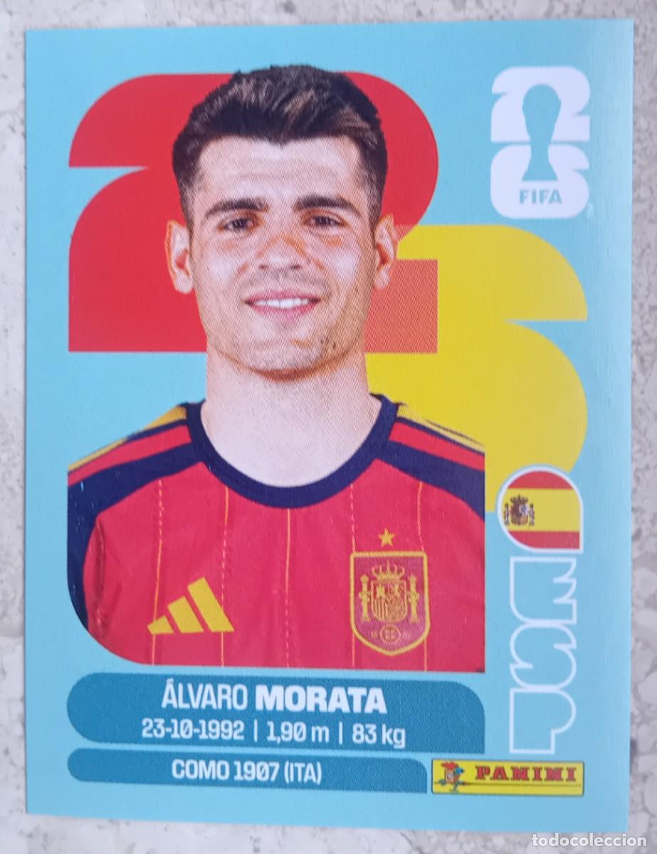 Cromos de f&uacute;tbol: Figurina Panini 2026 Cromo World Cup Usa Mundial 2026 Alvaro Morata Espa&ntilde;a n ESP 19