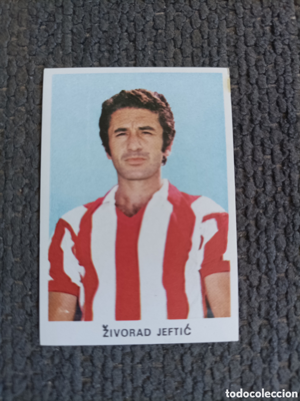 Fu&szlig;ball-Sticker: Cromo futbol Zivorad Jeftic n -392 Estrella Roja 1974-75