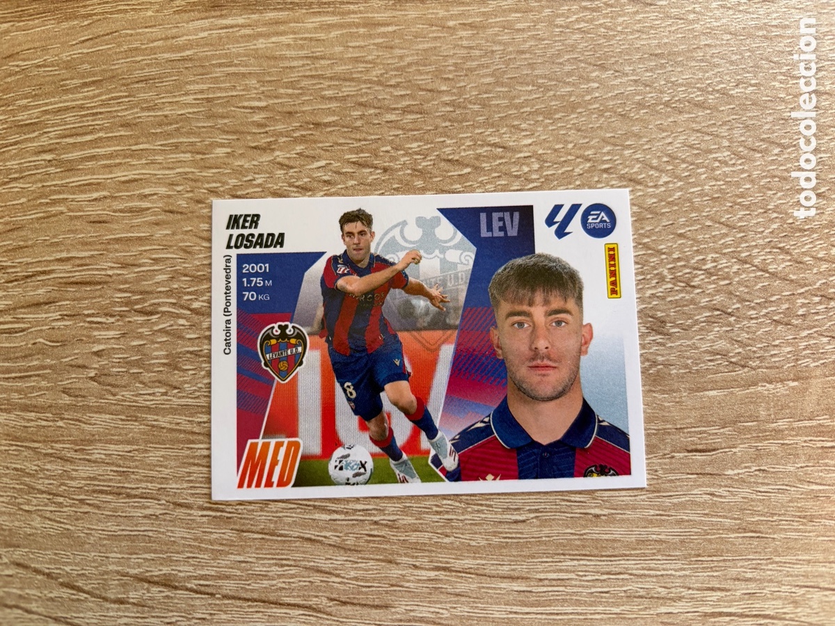 Fu&szlig;ball-Sticker: 13 BIS IKER LOSADA LIGA ESTE EDICIONES ESTE 2025 2026 25 26 LEVANTE