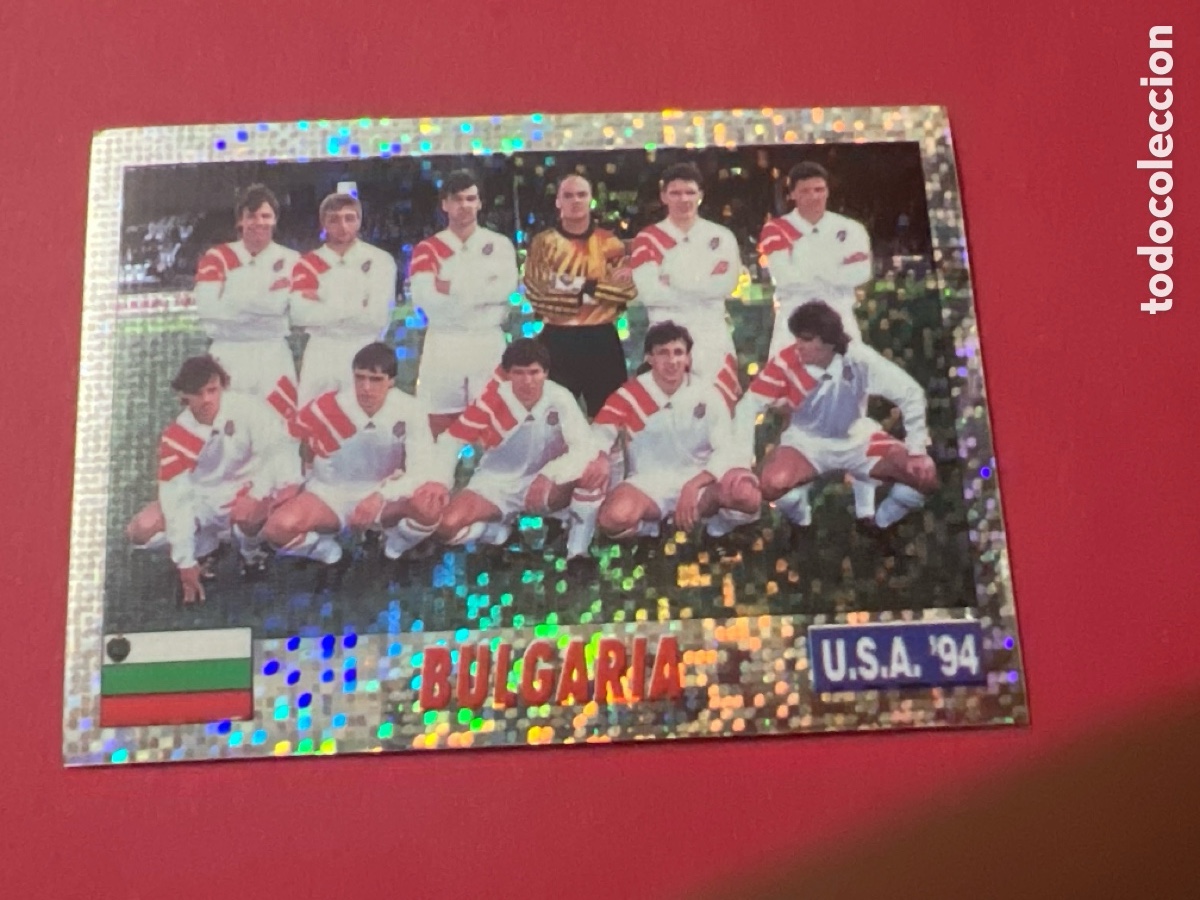 Cromos de f&uacute;tbol: C5782. 1994 94 CROMO NUNCA PEGADO EQUIPO ALINEACI&Oacute;N BULGARIA MUNDIAL USA 94 N 180