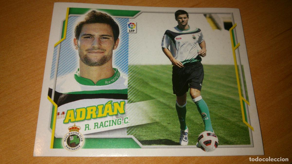 Cromos de Futebol: EDICIONES ESTE 2010 2011 10 11 COLOCA N&ordm; 13 B 13B ADRIAN RACING DE SANTANDER NUEVO NUNCA PEGADO