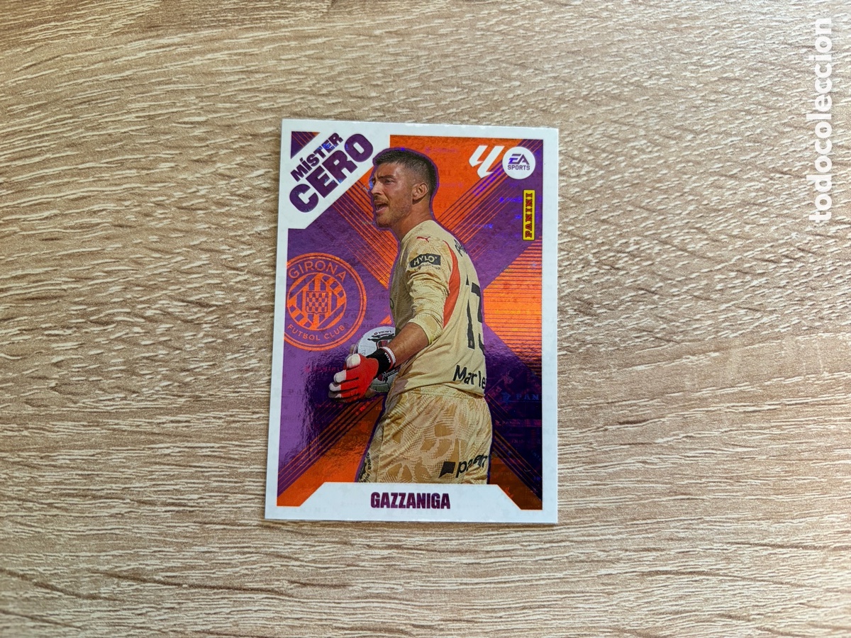 Cromos de Futebol: 5 GAZZANIGA M&Iacute;STER CERO LIGA ESTE EDICIONES ESTE 2025 2026 25 26 GIRONA