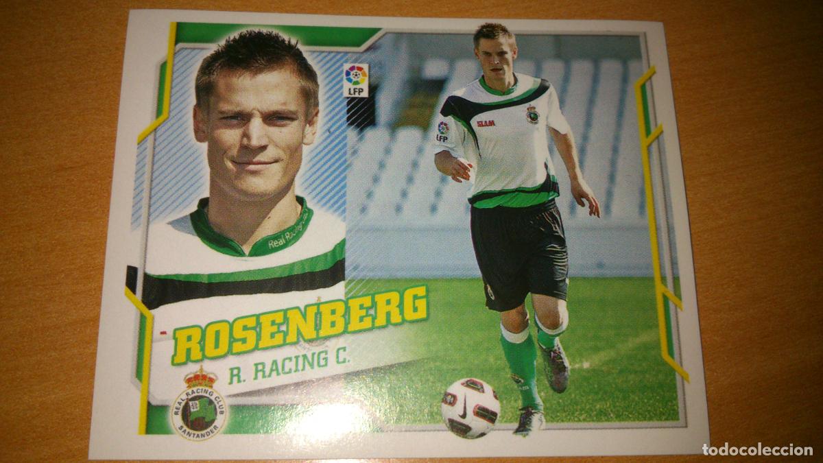 Cromos de Futebol: EDICIONES ESTE 2010 2011 10 11 COLOCA N&ordm; 15 B 15B ROSENBERG RACING DE SANTANDER NUEVO NUNCA PEGADO