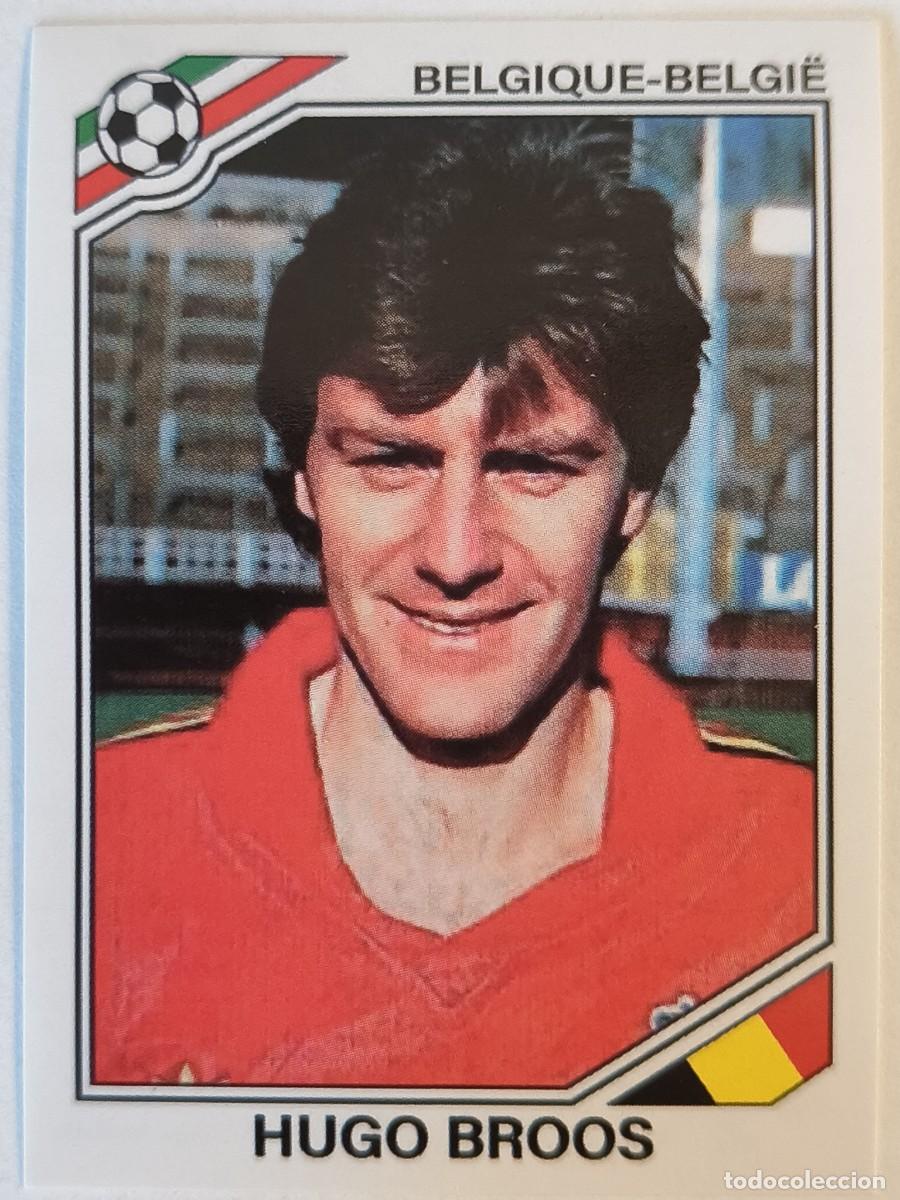 Football Stickers: #133 HUGO BROOS (BELGICA) MUNDIAL MEXICO 86 PANINI