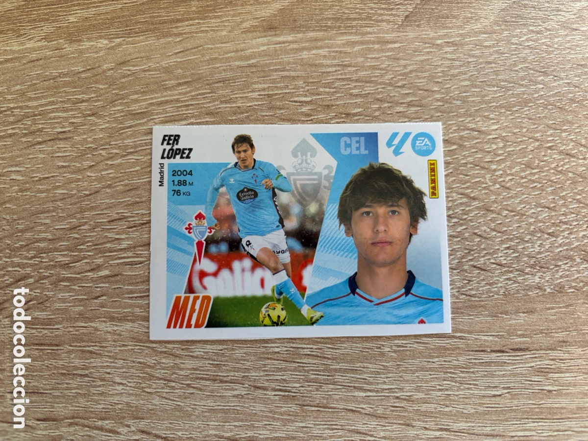 Football Stickers: 12 FER L&Oacute;PEZ MERCADO DE INVIERNO ACTUALIZACI&Oacute;N LIGA ESTE EDICIONES ESTE 2025 2026 25 26 CELTA