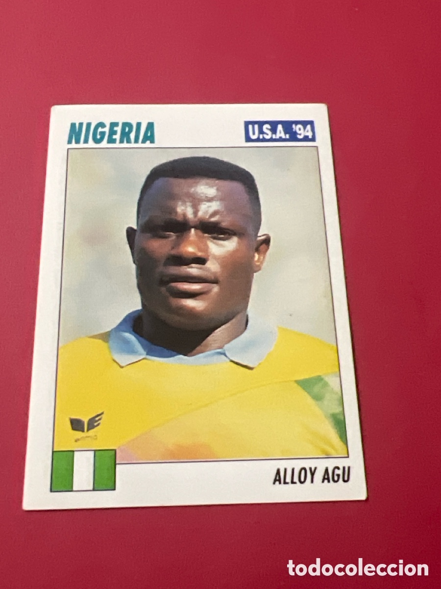 Football Stickers: C5808. MUNDIAL DE USA 94 EDICIONES MODENA CROMO N&ordm; 244 ALLOY AGU - NIGERIA - NUEVO SIN PEGAR