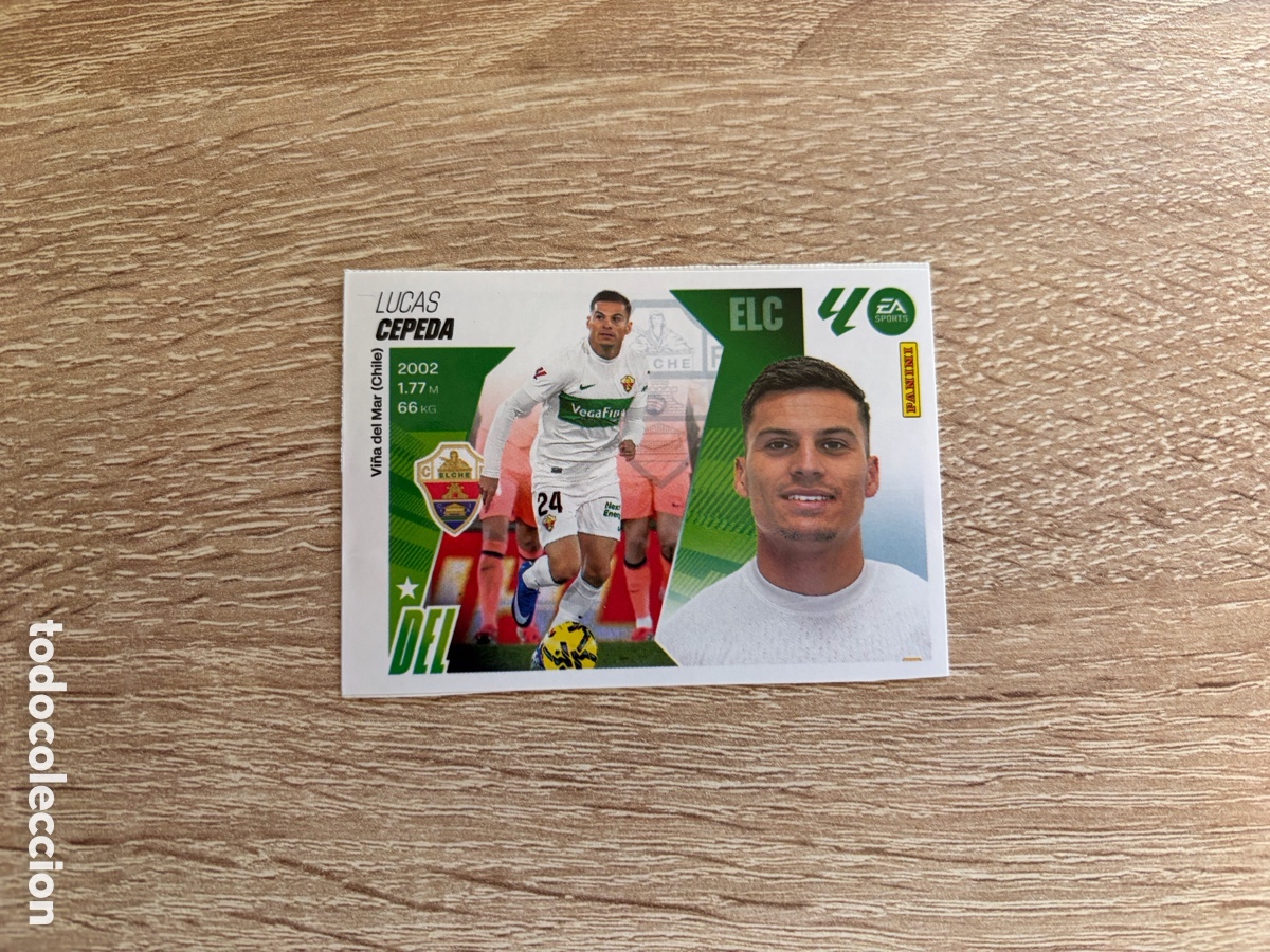Fu&szlig;ball-Sticker: 14 CEPEDA MERCADO DE INVIERNO ACTUALIZACI&Oacute;N LIGA ESTE EDICIONES ESTE 2025 2026 25 26 ELCHE