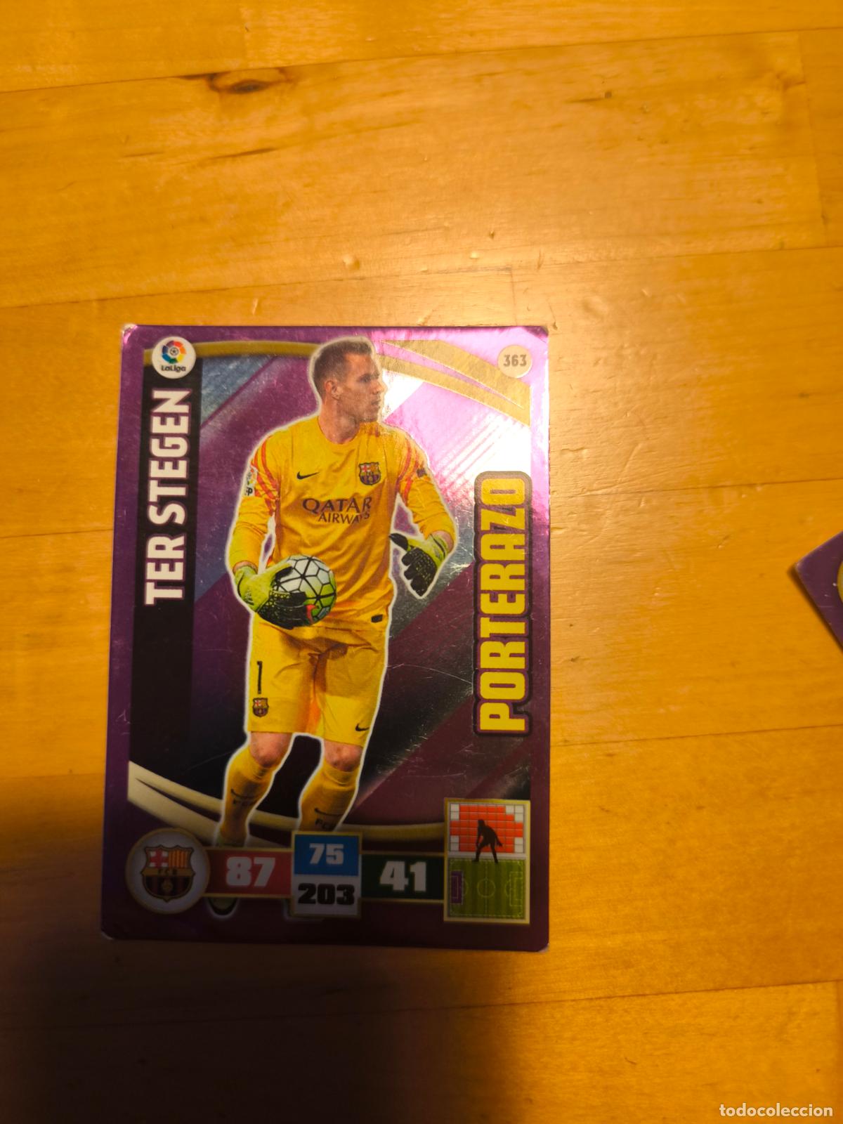 Fu&szlig;ball-Sticker: Ter Stegen Porterazo Adrenalyn XL 2015-16