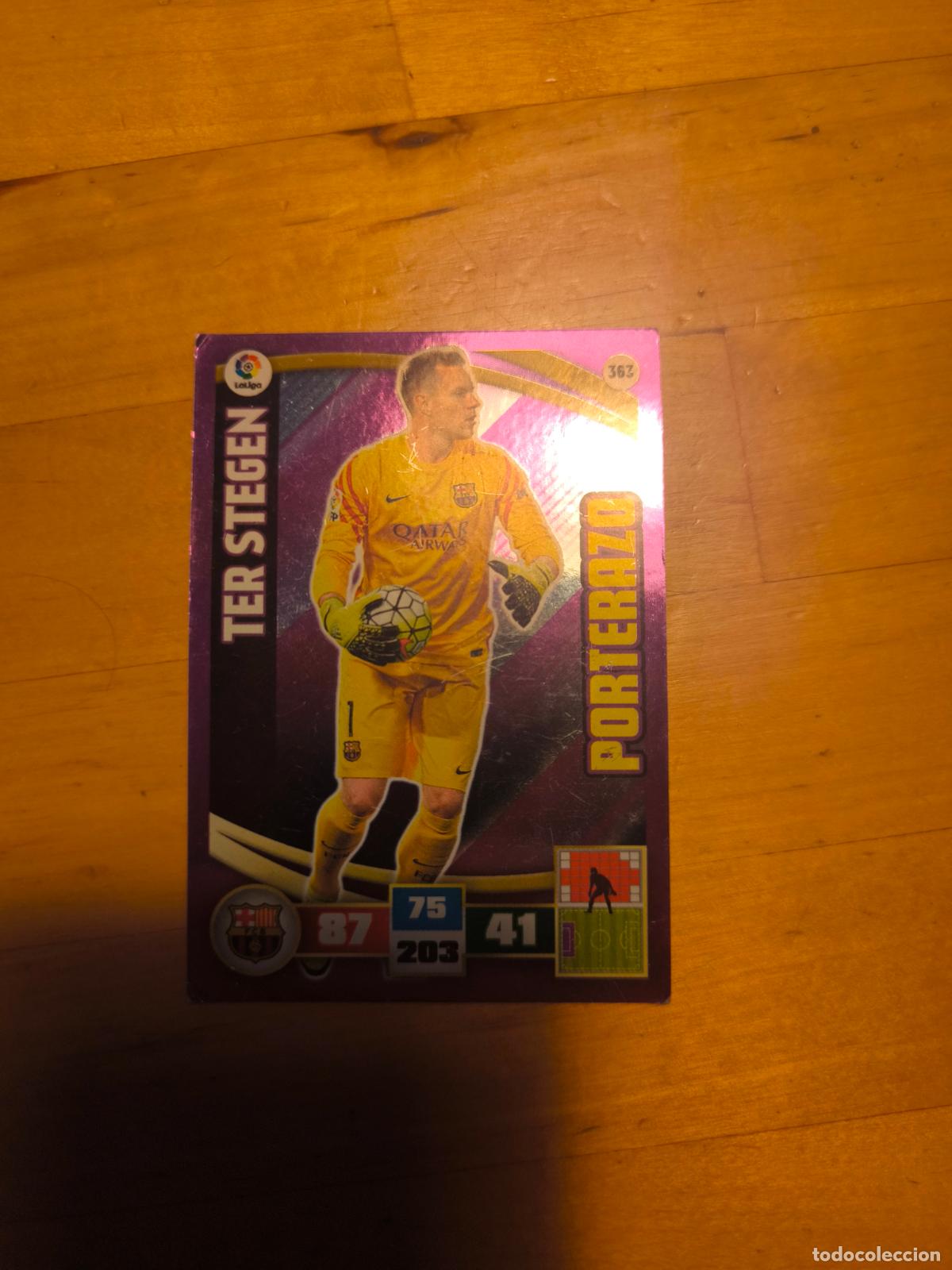 Fu&szlig;ball-Sticker: Ter Stegen Porterazo Adrenalyn XL 2015-16