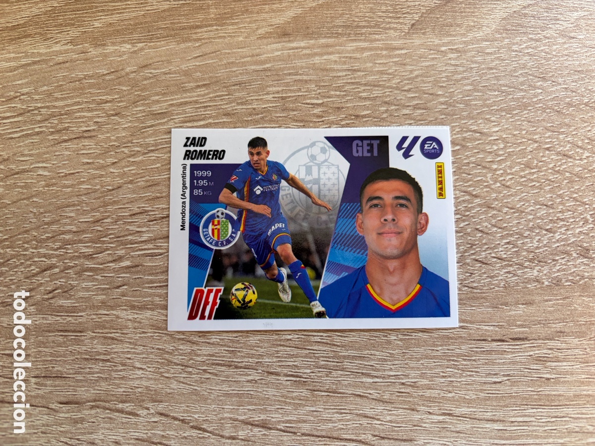 Fu&szlig;ball-Sticker: 16 ZAID ROMERO MERCADO DE INVIERNO ACTUALIZACI&Oacute;N LIGA ESTE EDICIONES ESTE 2025 2026 25 26 GETAFE