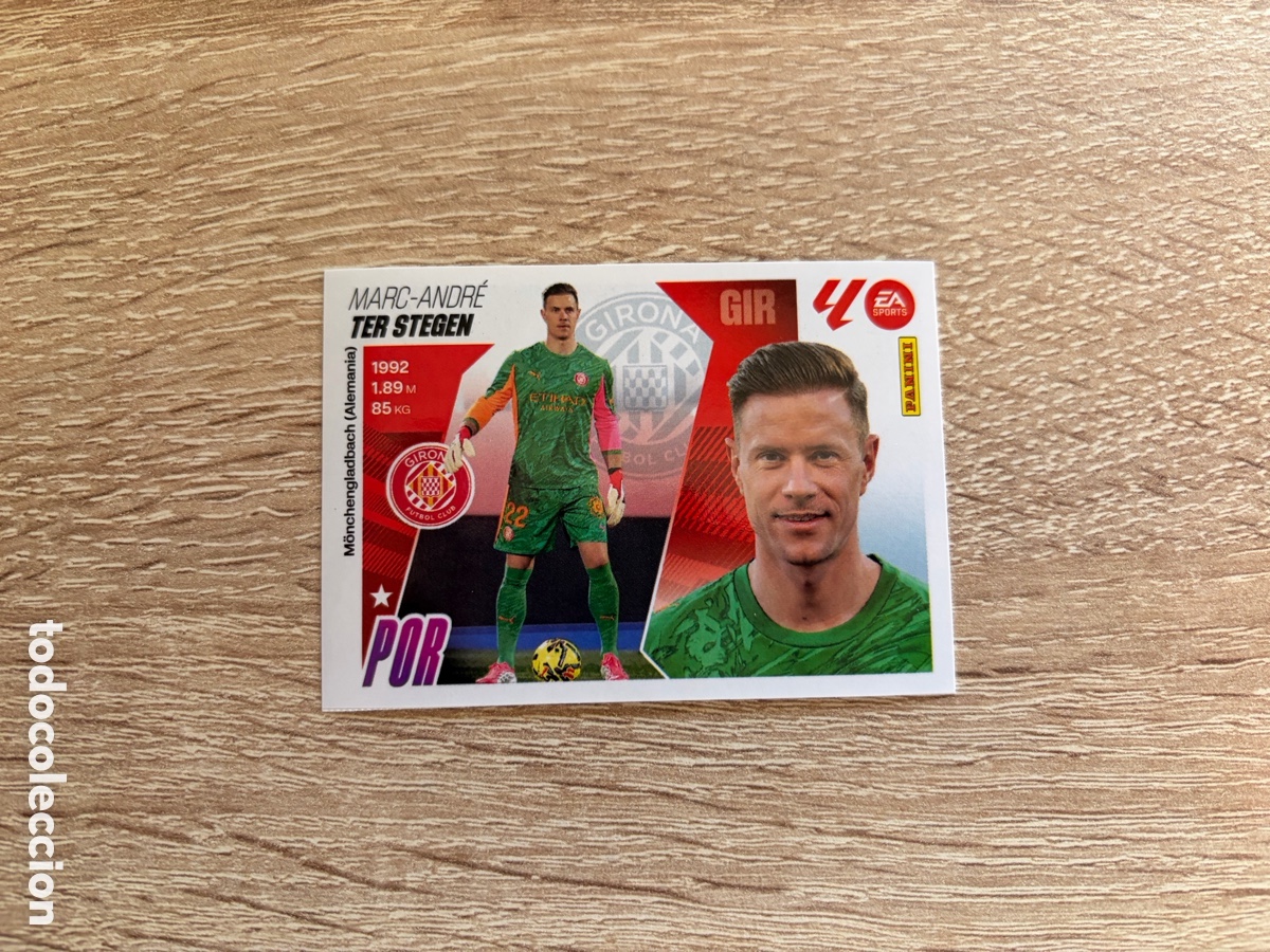 Fu&szlig;ball-Sticker: 19 TER STEGEN MERCADO DE INVIERNO ACTUALIZACI&Oacute;N LIGA ESTE EDICIONES ESTE 2025 2026 25 26 GIRONA