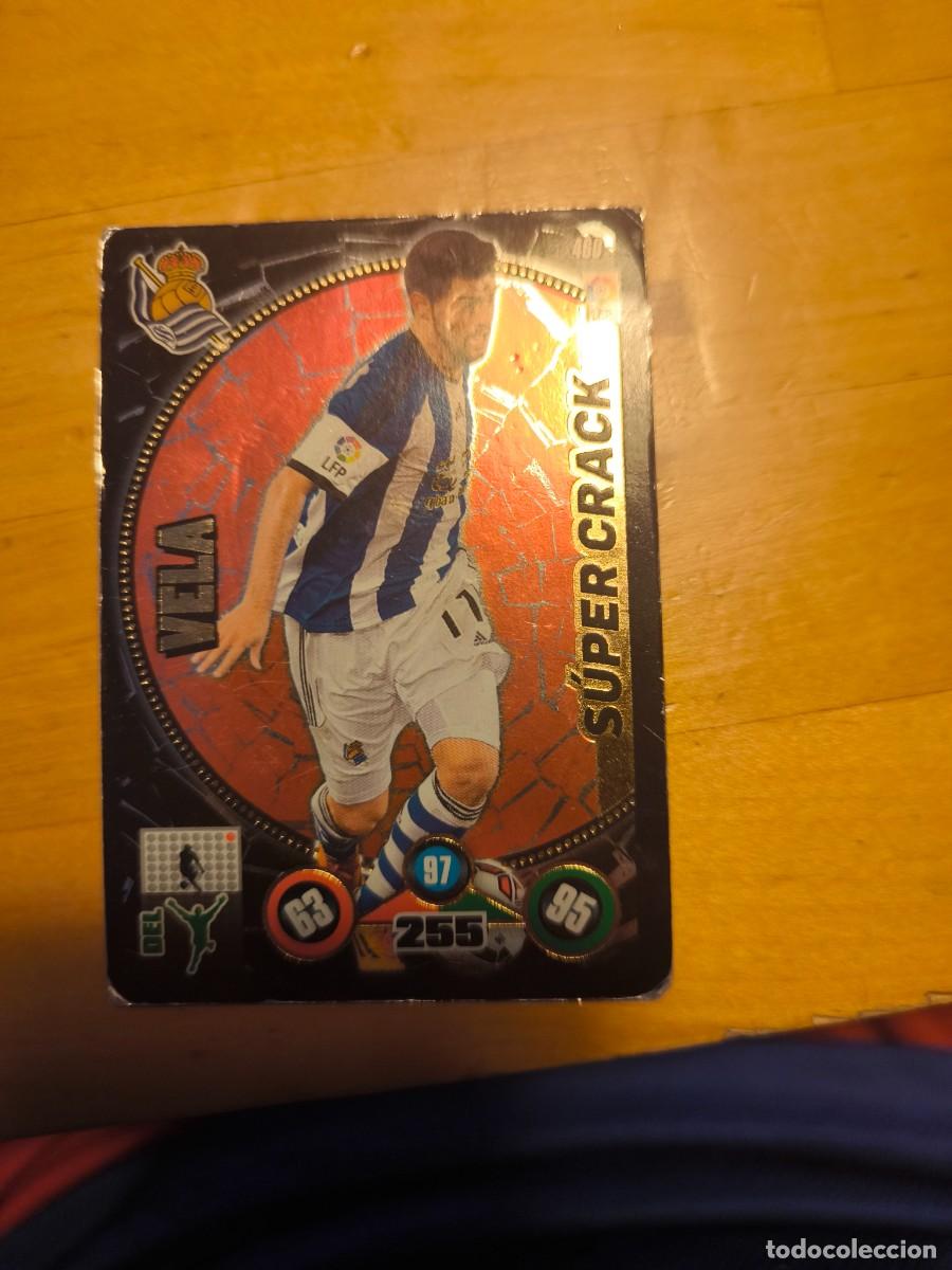 Fu&szlig;ball-Sticker: Vela S&uacute;per Crack Adrenalyn XL 2014-15