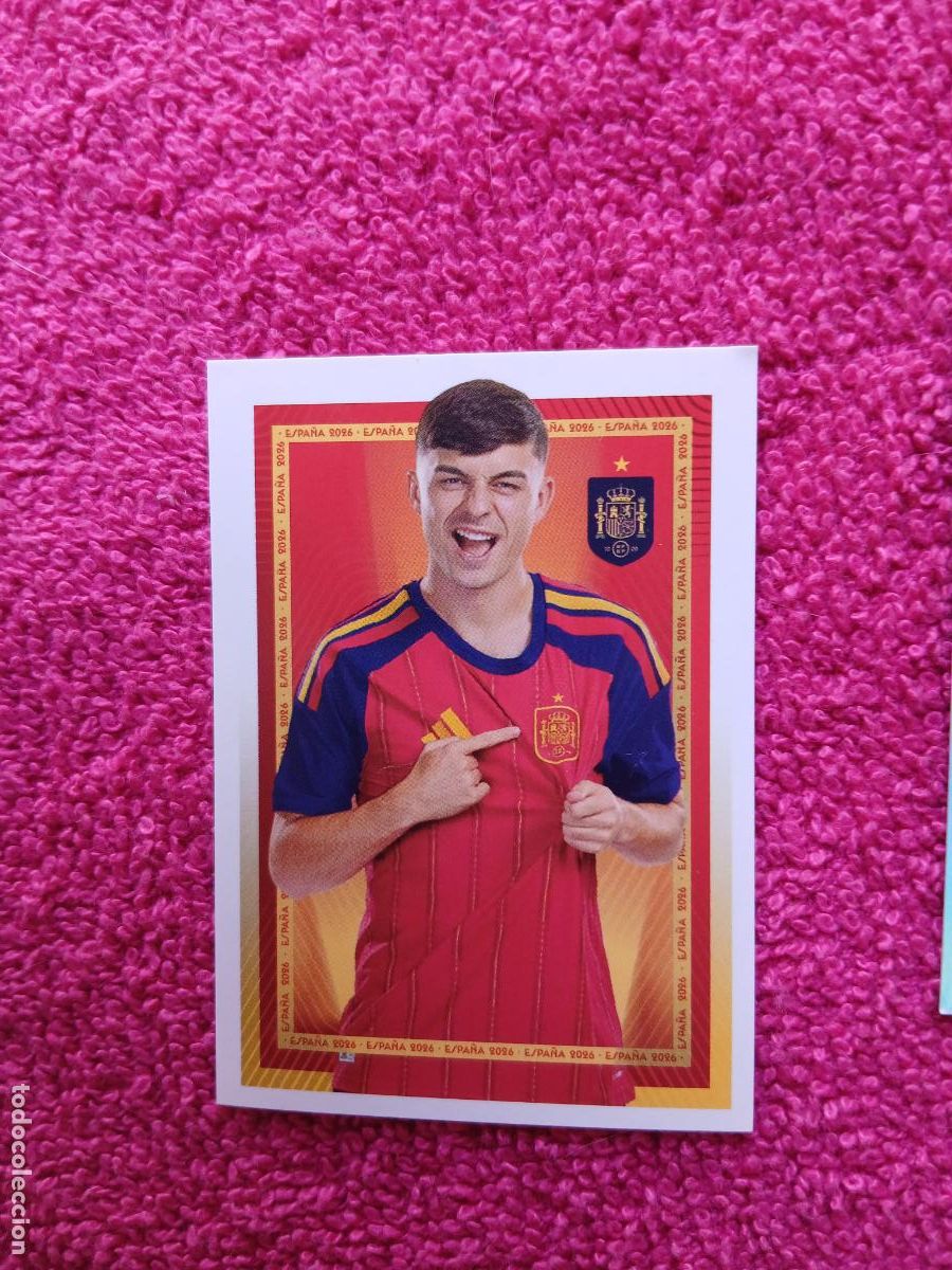 Cromos de f&uacute;tbol: espa&ntilde;a 2026 37 pedri selecci&oacute;n espa&ntilde;ola panini carrefour family mundial de futbol (F)