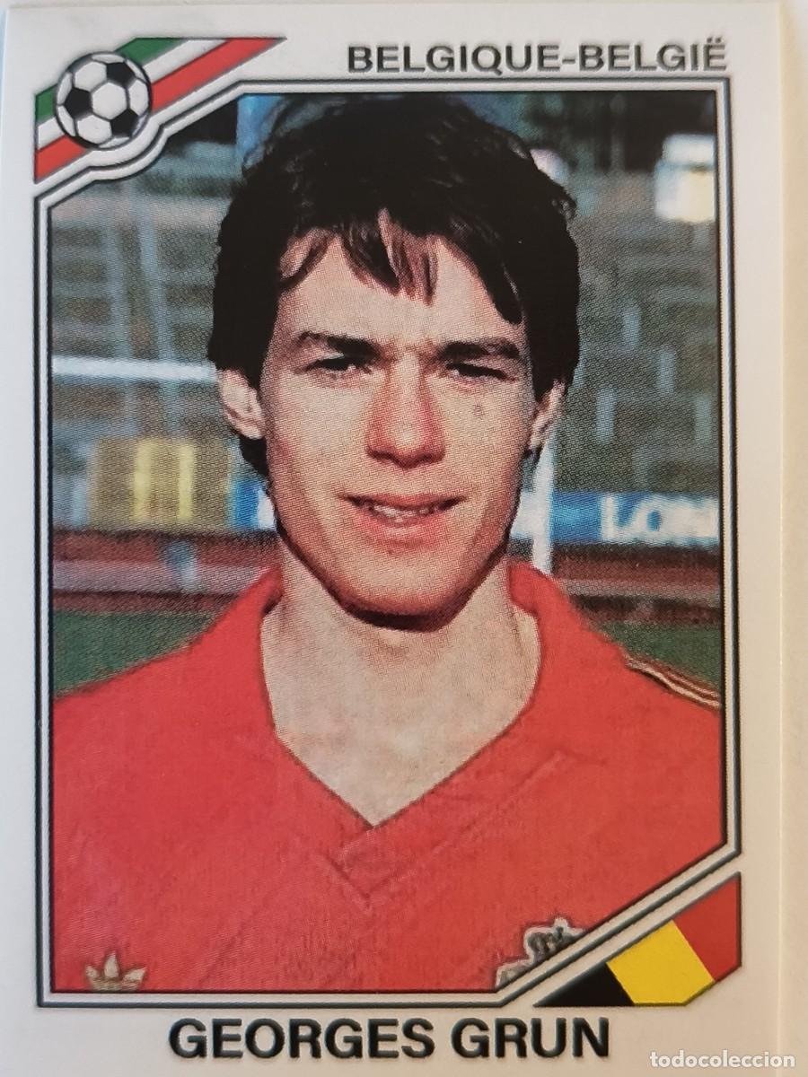 Fu&szlig;ball-Sticker: #135 GEORGES GRUN (BELGICA) MUNDIAL MEXICO 86 PANINI