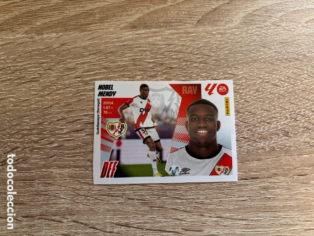 Figurine di Calcio: 28 MENDY MERCADO DE INVIERNO ACTUALIZACI&Oacute;N LIGA ESTE EDICIONES ESTE 2025 2026 25 26 RAYO VALLECANO