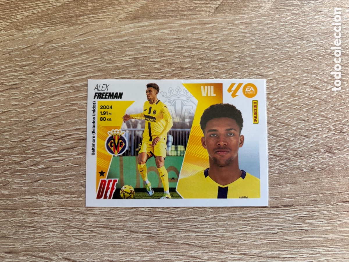 Fu&szlig;ball-Sticker: 37 FREEMAN MERCADO DE INVIERNO ACTUALIZACI&Oacute;N LIGA ESTE EDICIONES ESTE 2025 2026 25 26 VILLARREAL
