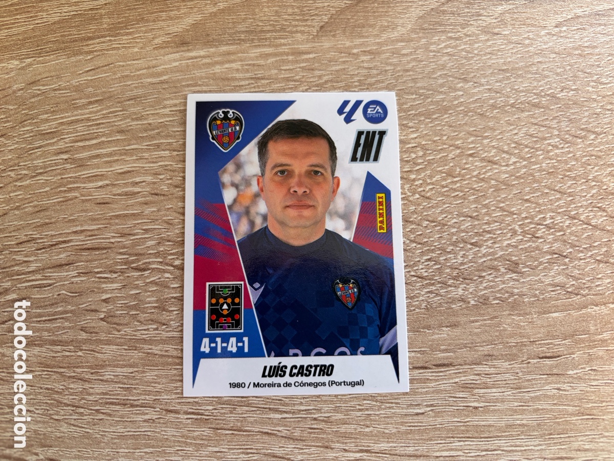 Cromos de f&uacute;tbol: 39 LU&Iacute;S CASTRO MERCADO DE INVIERNO ACTUALIZACI&Oacute;N LIGA ESTE EDICIONES ESTE 2025 2026 25 26 LEVANTE