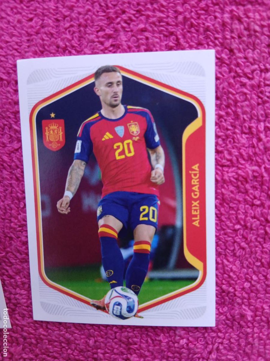 Cromos de f&uacute;tbol: espa&ntilde;a 2026 30 aleix garc&iacute;a selecci&oacute;n espa&ntilde;ola panini carrefour family mundial de futbol (F)