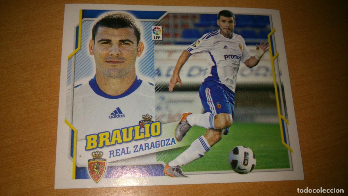 Cromos de f&uacute;tbol: EDICIONES ESTE 2010 2011 10 11 COLOCA N&ordm; 14 B 14B BRAULIO ZARAGOZA NUEVO NUNCA PEGADO