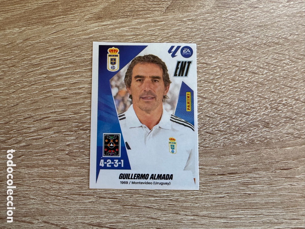 Cromos de f&uacute;tbol: 41 GUILLERMO ALMADA MERCADO DE INVIERNO ACTUALIZACI&Oacute;N LIGA ESTE EDICIONES ESTE 2025 2026 25 OVIEDO