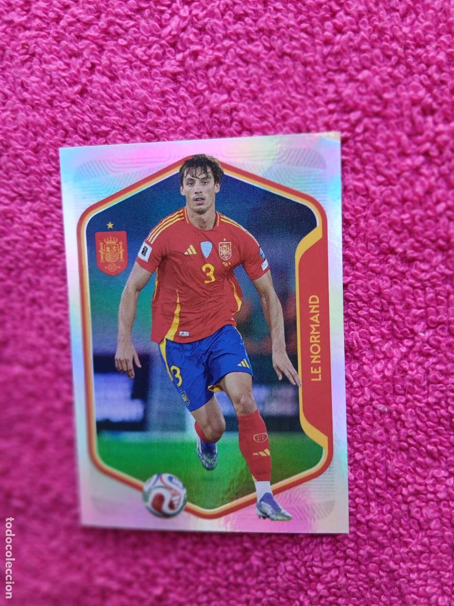 Cromos de f&uacute;tbol: espa&ntilde;a 2026 26 le normand selecci&oacute;n espa&ntilde;ola panini carrefour family mundial de futbol (F)