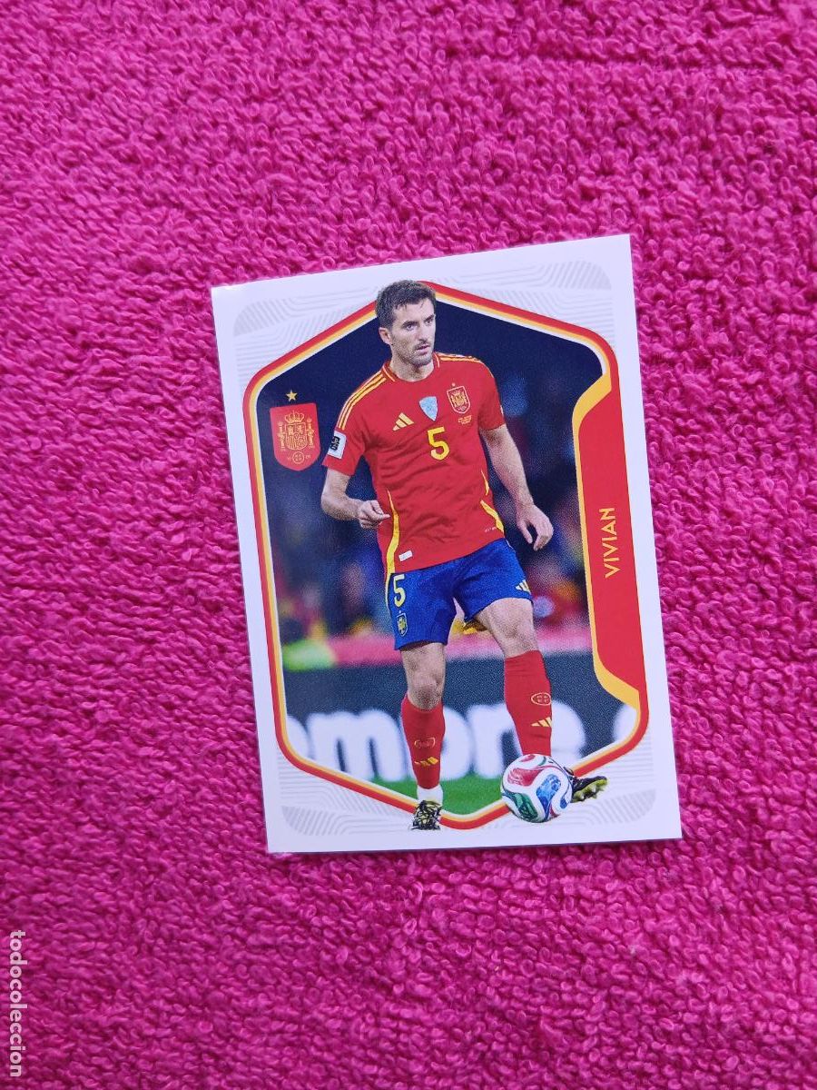 Cromos de f&uacute;tbol: espa&ntilde;a 2026 18 vivian selecci&oacute;n espa&ntilde;ola panini carrefour family mundial de futbol (F)