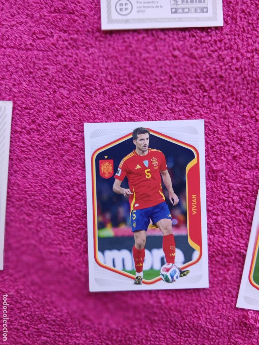 Cromos de f&uacute;tbol: espa&ntilde;a 2026 18 vivian selecci&oacute;n espa&ntilde;ola panini carrefour family mundial de futbol (F)