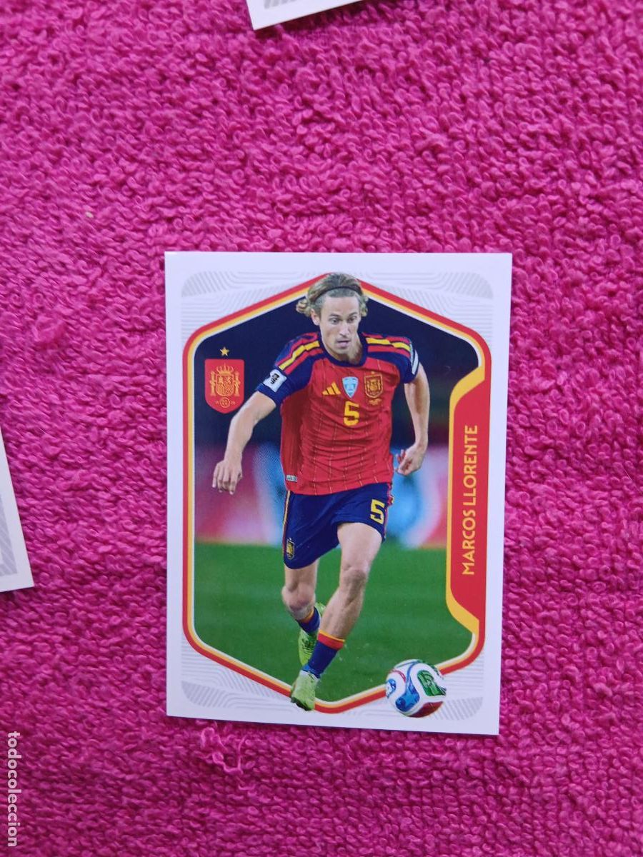 Cromos de f&uacute;tbol: espa&ntilde;a 2026 17 marcos llorente selecci&oacute;n espa&ntilde;ola panini carrefour family mundial de futbol (F)