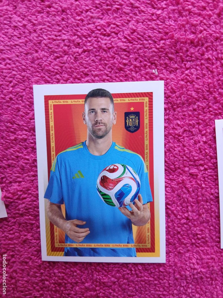 Cromos de f&uacute;tbol: espa&ntilde;a 2026 9 unai sim&oacute;n selecci&oacute;n espa&ntilde;ola panini carrefour family mundial de futbol (F)