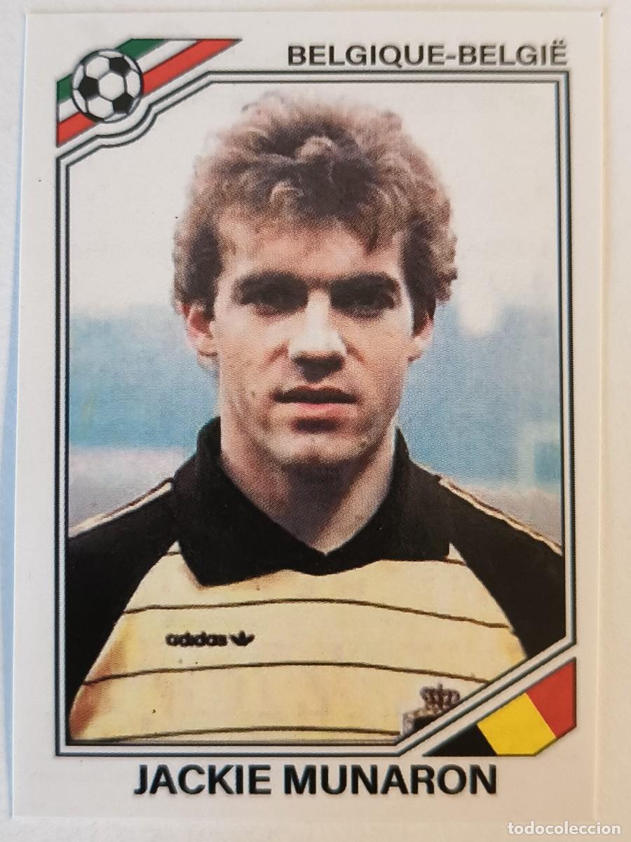 Fu&szlig;ball-Sticker: #145 JACKIE MUNARON (BELGICA) MUNDIAL MEXICO 86 PANINI